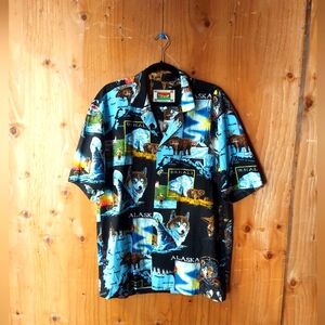 Banana Jack Honolulu Vintage Alaska Multicolor By Jon Van Zyle Button-Up Shirt